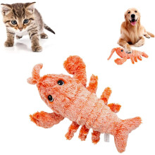 Brinquedo interativo para cães em formato de lagosta que se mexe, recarregável (1 unidade).