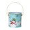 Vintage Christmas Cookie Jar – Airtight Tin Container 1