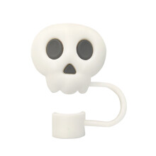 10mm Halloween Silicone Straw Covers – 6-Piece Reusable