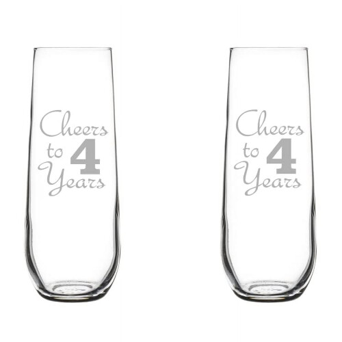 Champagneglas, mousserende vinglas, sæt med 2 stk. 8,5