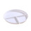 Assiette plate à 3 compartiments en PP – Réutilisable et compatible lave-vaisselle 1