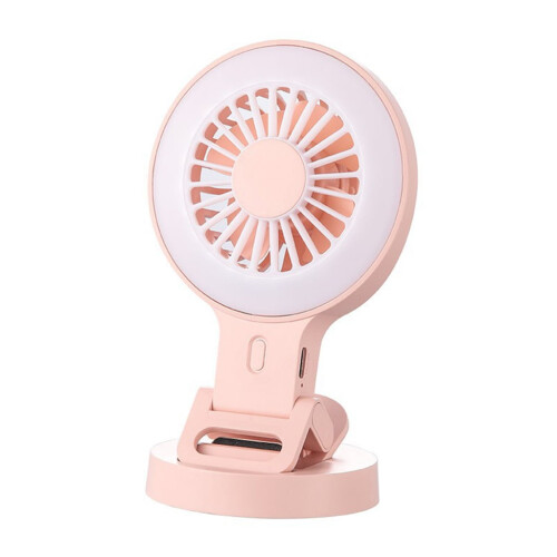 Ventilateur de bureau USB avec support pour téléphone et 3 vitesses