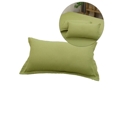 Fronha de microfibra Yoloke verde claro 48x74cm