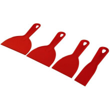 Set aus 4 Fugenmessern FARTOOLS - Breite 3,5/75/100/125 mm - Ideal für Gipsbänder und Rückstände