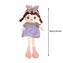 Bambola Principessa di Cotone – Morbido cuscino da coccolare, 90 cm
