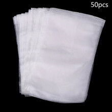 Lot de 50 sacs de protection pour raisins, filet anti-oiseaux et anti-insectes en maille PE