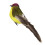 Mini neppe vogels van schuimrubber, duiven, bruiloftstuindecoratieset 1