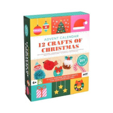 12 Crafts of Christmas Advent Calendar by Petit Collage Paperback Book