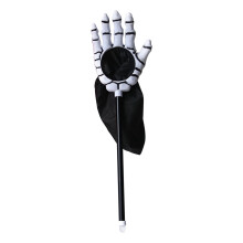 Fankiway Sacchetto per caramelle a forma di scheletro di palma per Halloween (2 pezzi)