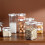 Washranp Clear Canister με στεγανά καπάκια, αεροστεγές δοχείο αποθήκευσης τροφίμων για noodles 1