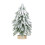 Mini Christmas Trees with Wood Base 3 Sizes 1