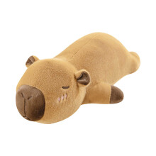 Capivara de pelúcia macia e abraçável, 48/68 cm