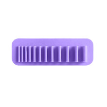 Porte-pinceaux de maquillage mural en silicone (1 pièce)