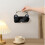 Porte-lunettes mural en forme de chat noir 1