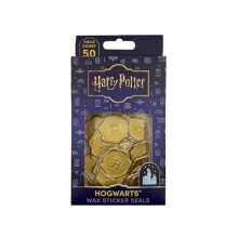 Harry Potter Hogwarts Gold Wax Sticker Seals Set of 50 by Insight Edit