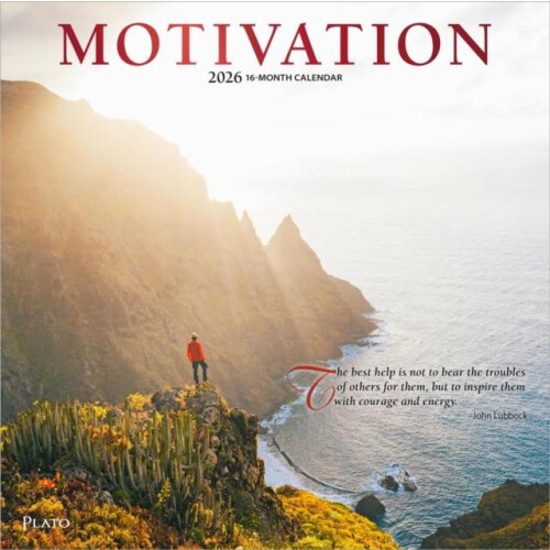 Motivation 2026 Square Plato Foil Calendar Other Book