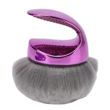 Ultra-großer Körper-Make-up-Pinsel lila Stofftasche