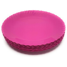Curly Collection fuchsia plate 9.75 inch 12 pack