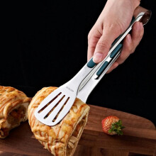 Stainless Steel Cooking Tongs 9 Inch Heavy Duty