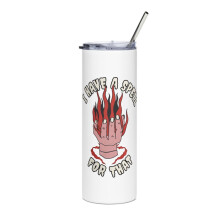 Wiccan witchcraft tumbler white 20 oz