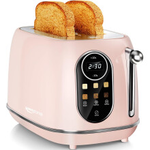 Retro Touchscreen Toaster Stainless Steel 2-Slice