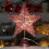 GoXteam Glitter Star Tree Topper Pink Metal Lighted 1