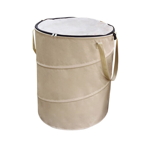 Poubelle pliable de 37 L avec couvercle
