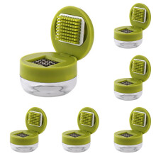 Coupe-ail avec récipient de rangement – Plastique et inox