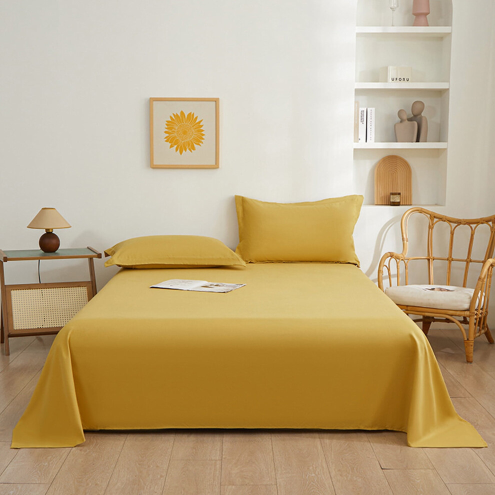 Polyester Bed Sheet 220x230cm Solid Colour