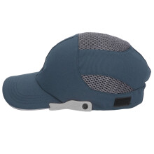 Modell 030 Bump-Hut, Einheitsgröße, Blau mit grauem Rand