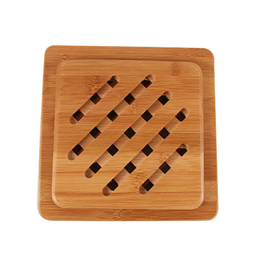Bamboo Coasters Square or Round Heat-Resistant Table Pads