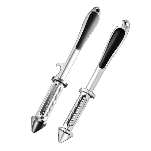 Gemüseschäler-Set aus Edelstahl, 5-in-1, 2-teilig