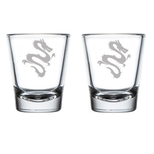 Ensemble de 2 verres à shot Dragon 50 ml