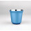 Mug à café double paroi en acier inoxydable 85 ml bleu 1