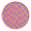 Acrylic Checkerboard Coasters 3.7in Round Set 1