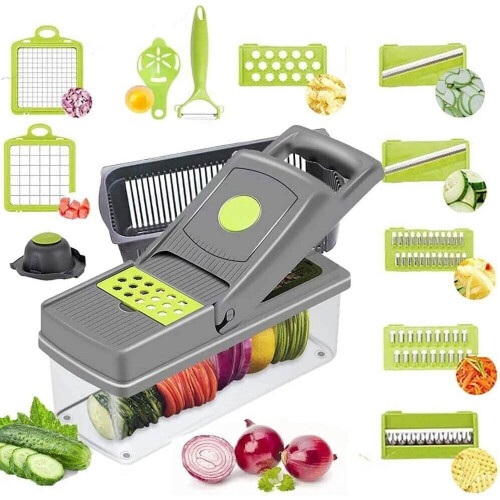 Vegetable Cutter Multifunctional Kitchen Chopper 14-in-1