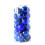 Julekulepynt skinnende blank 24 stk 1,5 tommer 1