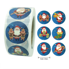 Lot de 500 autocollants de décorations de Noël