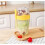 Oatmeal and Yogurt Cup Portable 2-Layer Breakfast Cup with 1