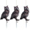 Plastic Reflective Owl Decoy for Bird Deterrence 1