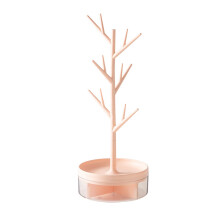Earring Tree Organizer Jewelry Holder with Keychain Stand