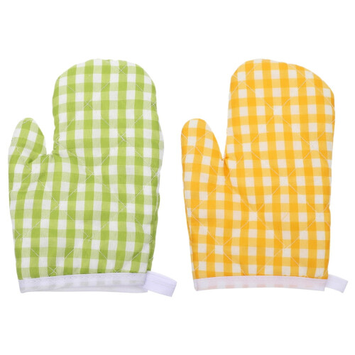 Eease Oven Mitts, Heat-Resistant, 2-Pack
