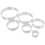 Empanada Press Pie Molds Stainless Steel 6pcs 1