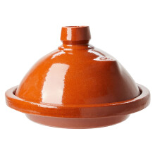 Moroccan tagine clay cooking pot with lid 12 in