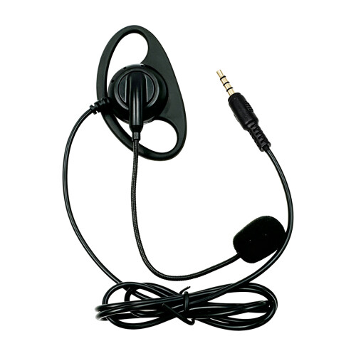 Mono Earphone For Tours Guide-3.5mm 4 sections straight head