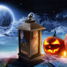 Dekoratívne rekvizity pre halloweenske LED nočné svetlo, 3 ks