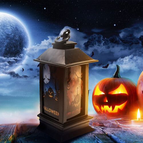 Halloween LED-Nachtlichter, Deko-Requisiten, 3 Stück