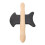 Bian-Stein Gua-Sha-Werkzeug, Buche, Doppelgriff 1
