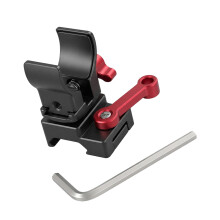 Draagbare microfoonhouder Mount Adapter Klem Eenvoudige-Rood