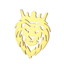 Prachtige broche met dierenmotief, roestvrijstalen-Goud B